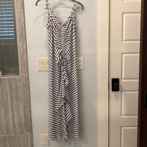 New! Drawstring high/low dress